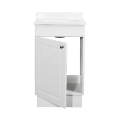 Project Source Traditional Vanity - 19-in - White