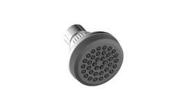 Project Source Chrome Shower Head - Single Spray - 2.6-in