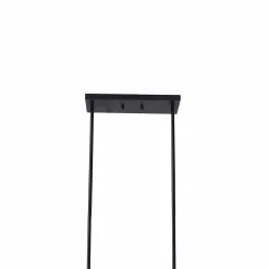 Project Source Pendant Light 8 Lights Glass Matte Black 32-in X 14.5-in -Project Source Shop 887692 44227544