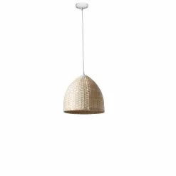 Project Source 1 Light 12 Bamboo Pendant -Project Source Shop 887695 11654898 001