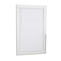 Project Source 52 X 64 Cordless 1-in Room Darkening Blind White -Project Source Shop 889902 10016636 001