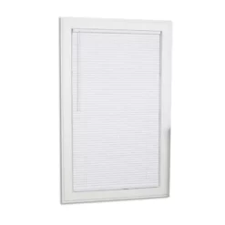 Project Source 52 X 64 Cordless 1-in Room Darkening Blind White -Project Source Shop 889902 41430101 001