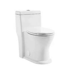Project Source Dual Flush 1-Piece White Toilet 4 L/6 L 10 Project Source Dual Flush 1-Piece White Toilet 4 L/6 L -Project Source Shop 900744 15174585 001