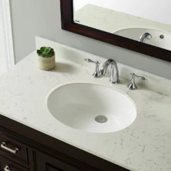 Project Source Shop 35 Project Source Under Mounted Sink - Oval - 19.2" X 16.3" X 7.8" - White