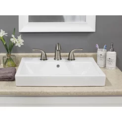 Project Source Lanvin Rectangular Drop-in Sink - Porcelain
