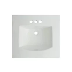 Project Source EZ-FIX Square Drop-in Sink - Porcelain -Project Source Shop 901009 15359900