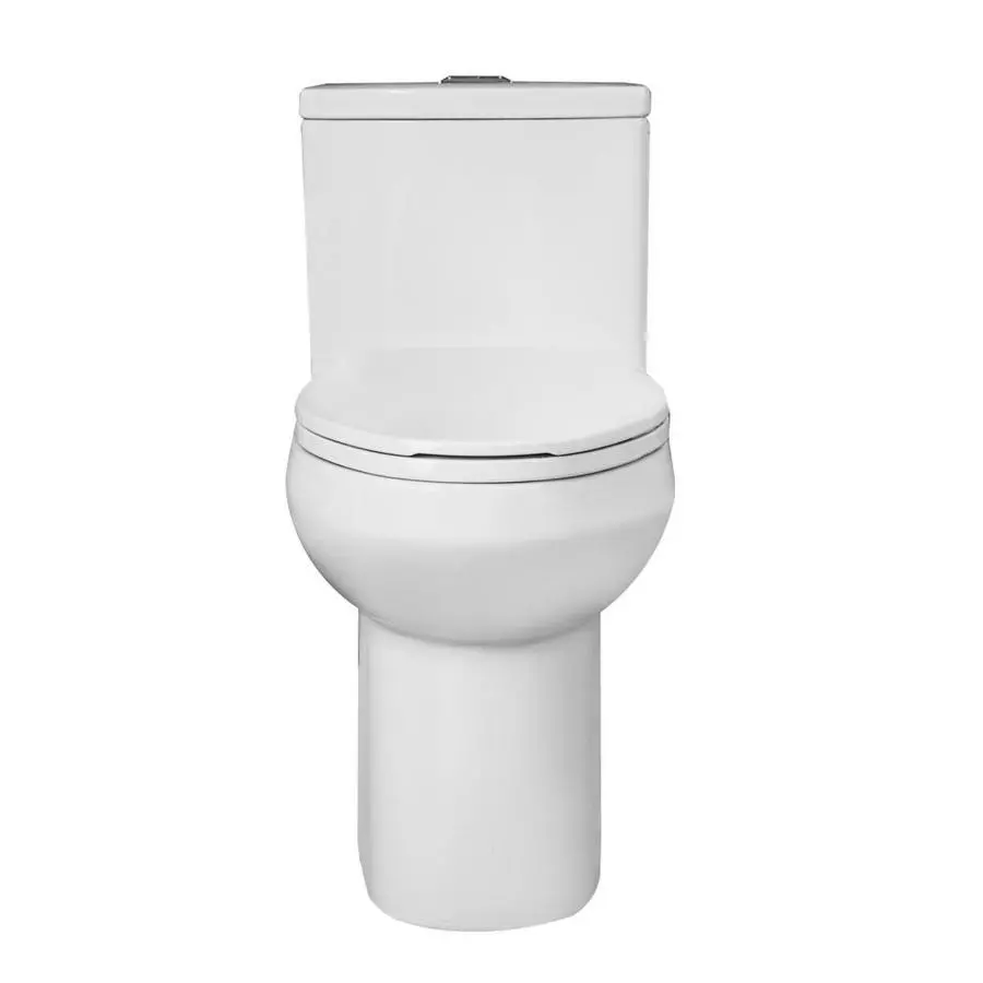 Project Source Lynton 1-Piece Toilet - Elongated - 3-L /4.8-L - White 4 Project Source Lynton 1-Piece Toilet - Elongated - 3-L /4.8-L - White - Image 4