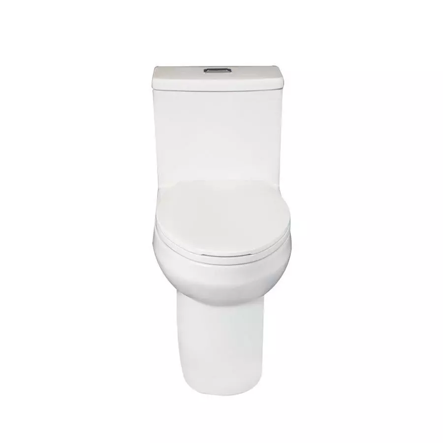 Project Source Lynton 1-Piece Toilet - Elongated - 3-L /4.8-L - White 8 Project Source Lynton 1-Piece Toilet - Elongated - 3-L /4.8-L - White - Image 8