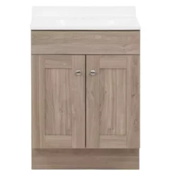 Project Source 24 -in Brown OPP Combo Vanity -Project Source Shop 911513 18216988 001