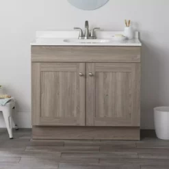 Project Source 36 -in Brown OPP Combo Vanity -Project Source Shop 911535 18216552