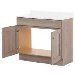 Project Source 36 -in Brown OPP Combo Vanity -Project Source Shop 911535 18216558